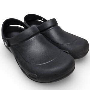 Crocs Work Bistro Clogs Unisex Black Slip Resistant Chef Professional M9 W11